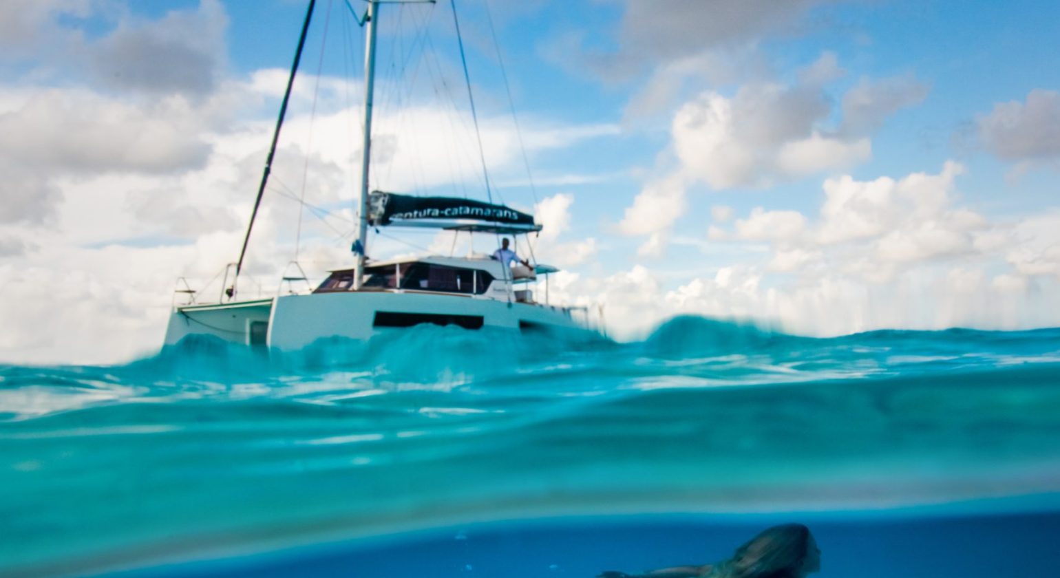 34 ft small catamaran